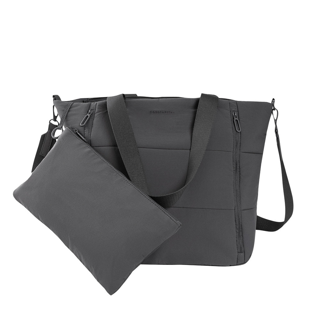 Combo Tote Bag Onna Laptop 15" + Termo Sora Cool Capital Gris