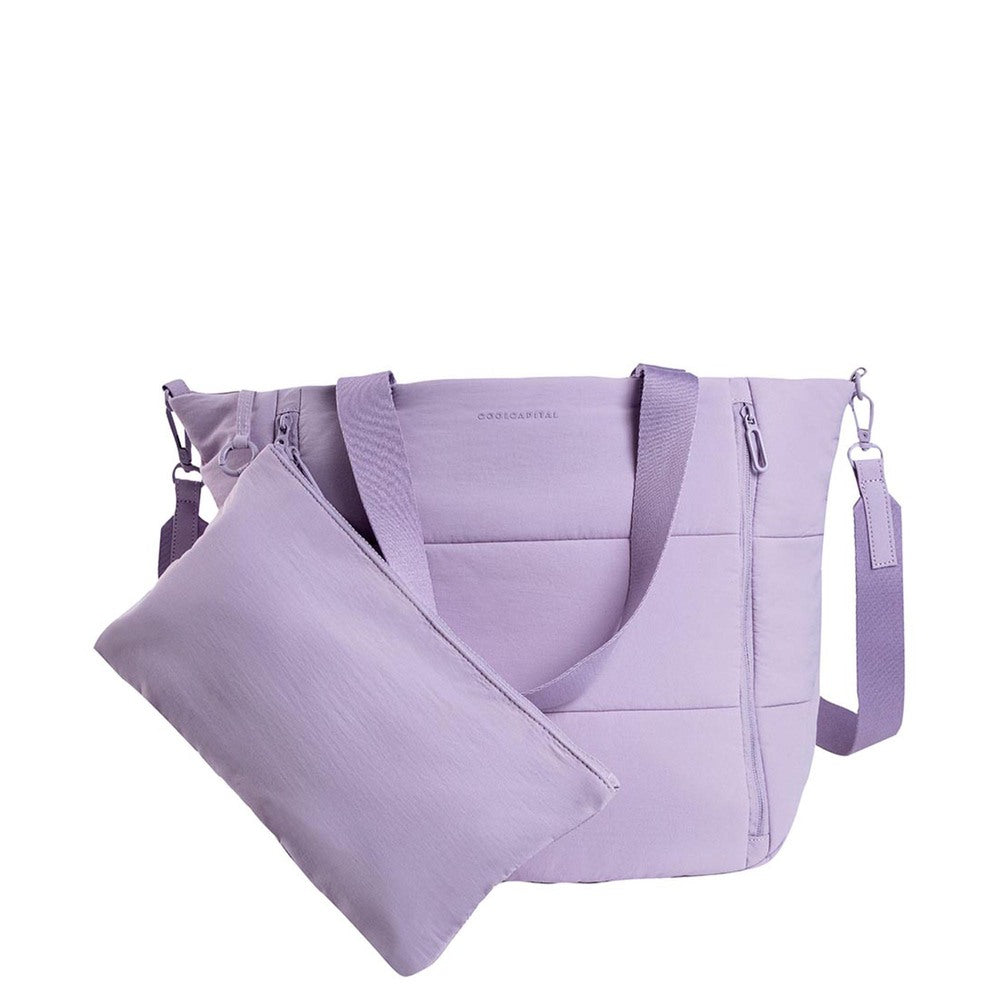 Combo Tote Bag Onna Laptop 15" + Termo Cool Capital Lila