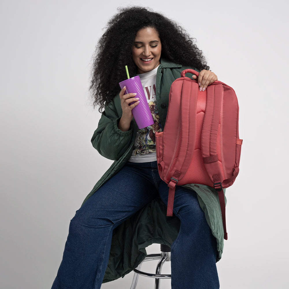 MOCHILA YUBA Laptop 15.6" Cool Capital Coral