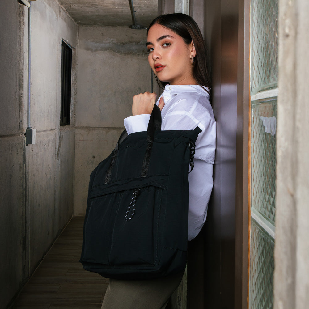 BOLSA TOTE BAG VIENNA Laptop 15.6" Cool Capital Negro