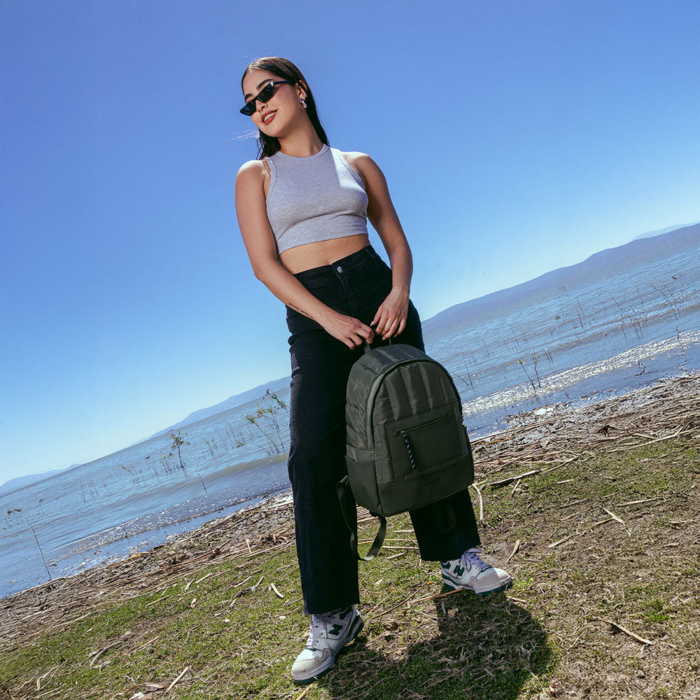 MOCHILA FUJI Laptop 15.6" Cool Capital Verde