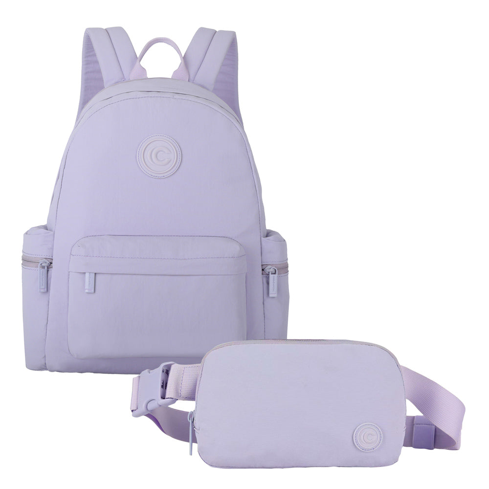 MOCHILA + CANGURERA CANYON Laptop 14" Cool Capital Lila
