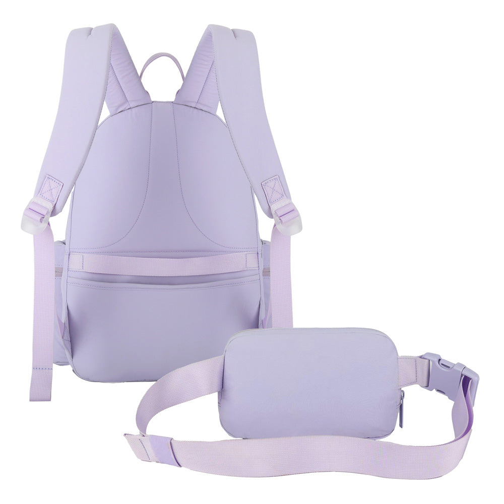 MOCHILA + CANGURERA CANYON Laptop 14" Cool Capital Lila