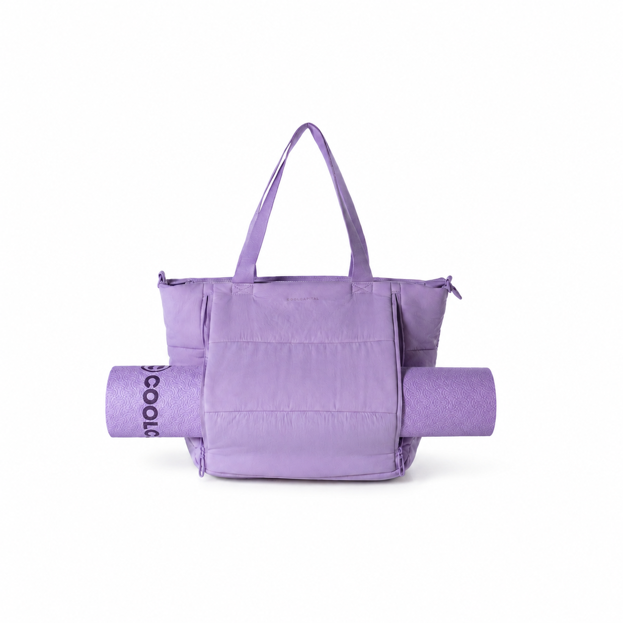 Yoga Mat Cool Capital Tapete para Yoga y Ejercicio Lila