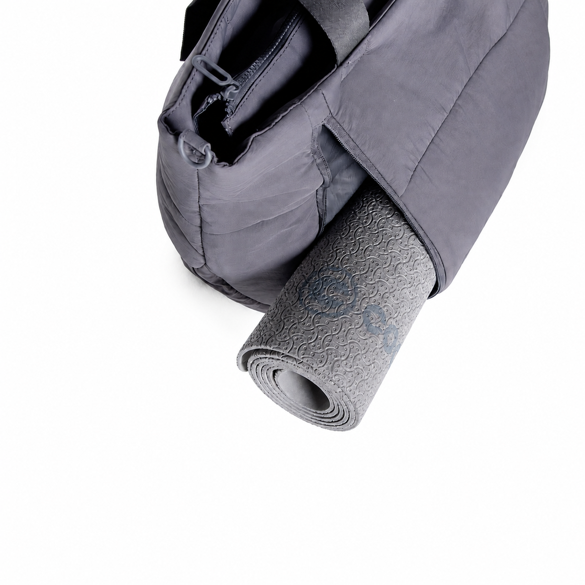Yoga Mat Cool Capital Tapete para Yoga y Ejercicio Gris