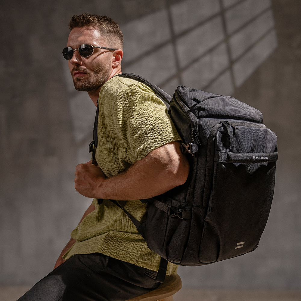 MOCHILA GOAT Laptop 15.6" Cool Capital Viajes Negra