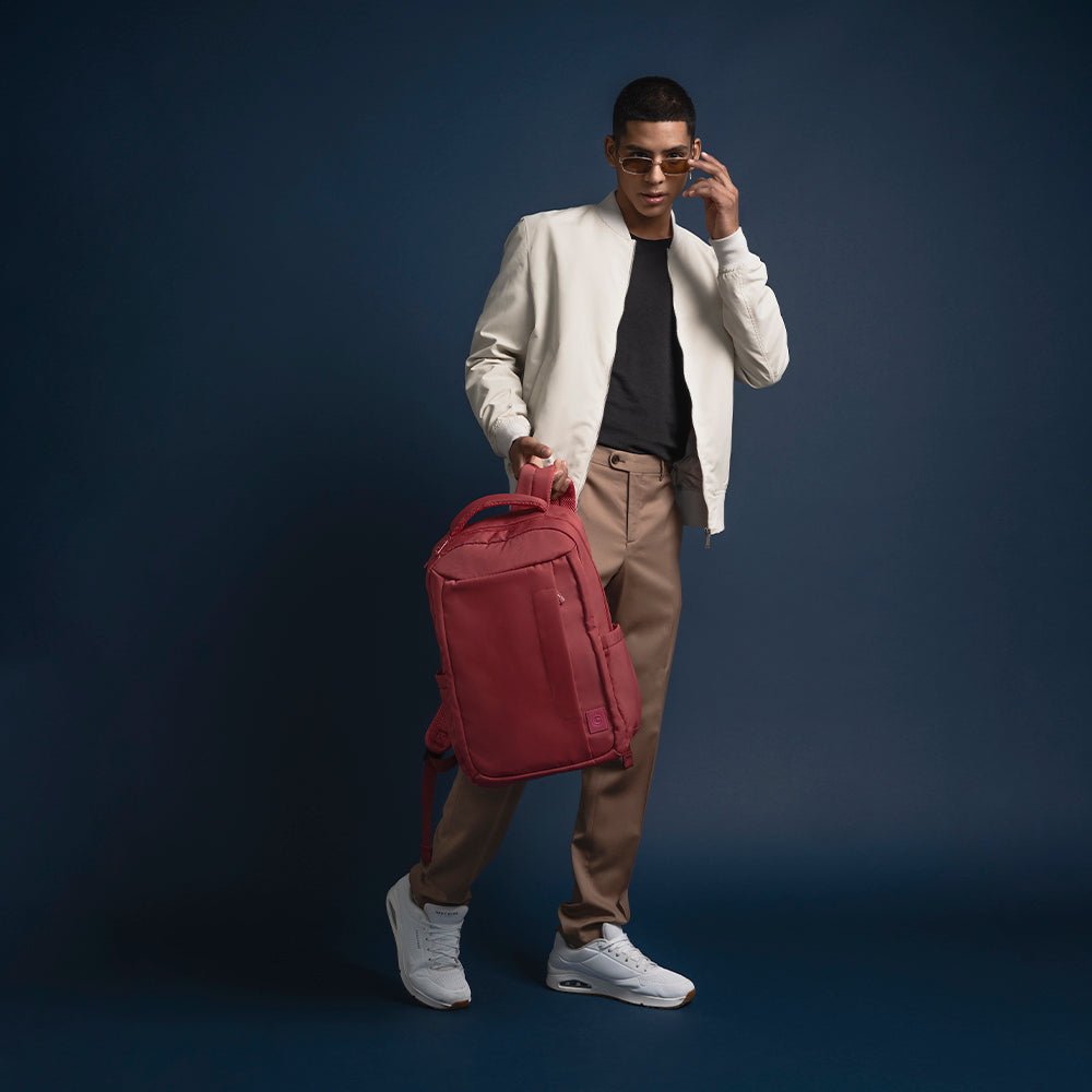 Mochila para laptop | CoolCapital Yuba | 15.6" pulgadas Coral - Cool Capital